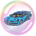 Baustein Auto Rennwagen